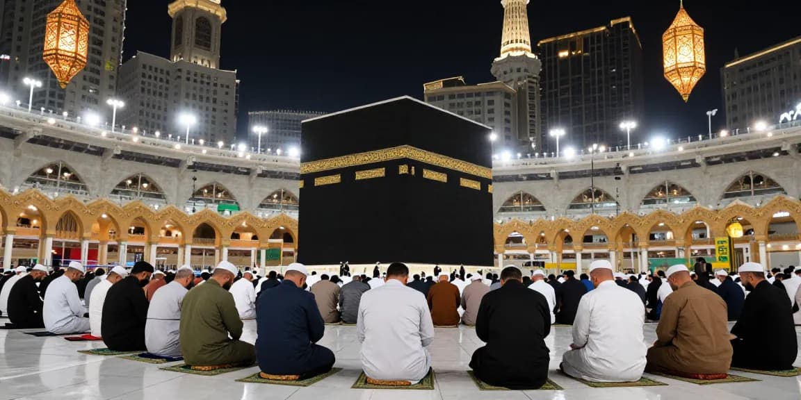 Umroh Ramadhan experience at Masjidil Haram, spiritual pilgrimage in Mecca, travel guide for religious tourism