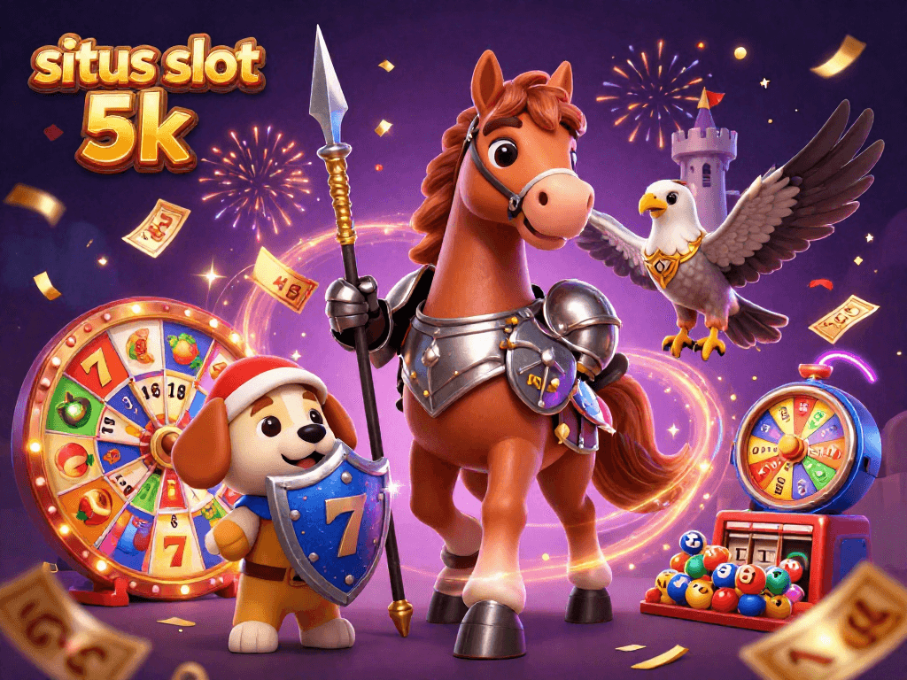 Join the excitement of situs slot 5k with medieval characters and dynamic casino elements!