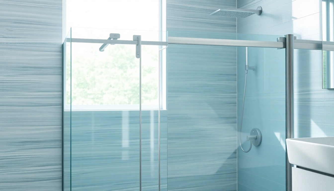 Showcase of semi-frameless shower screens that enhance modern bathroom aesthetics.