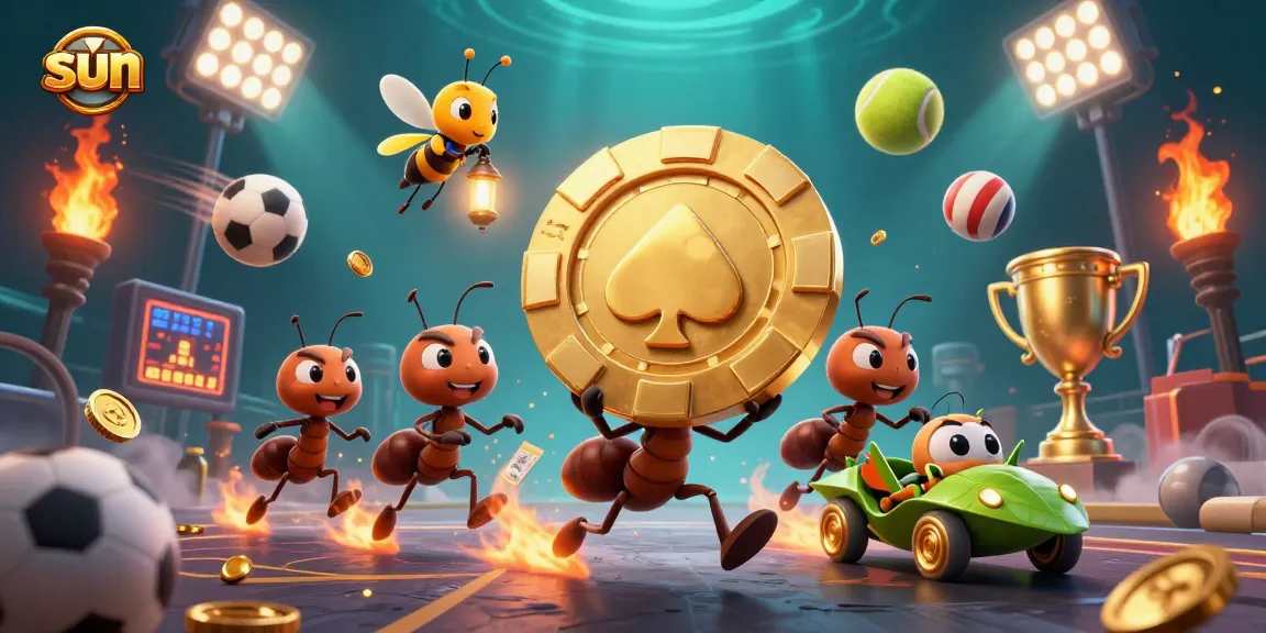 Experience thrilling casino action with sun-themed characters embarking on a fun heist adventure.