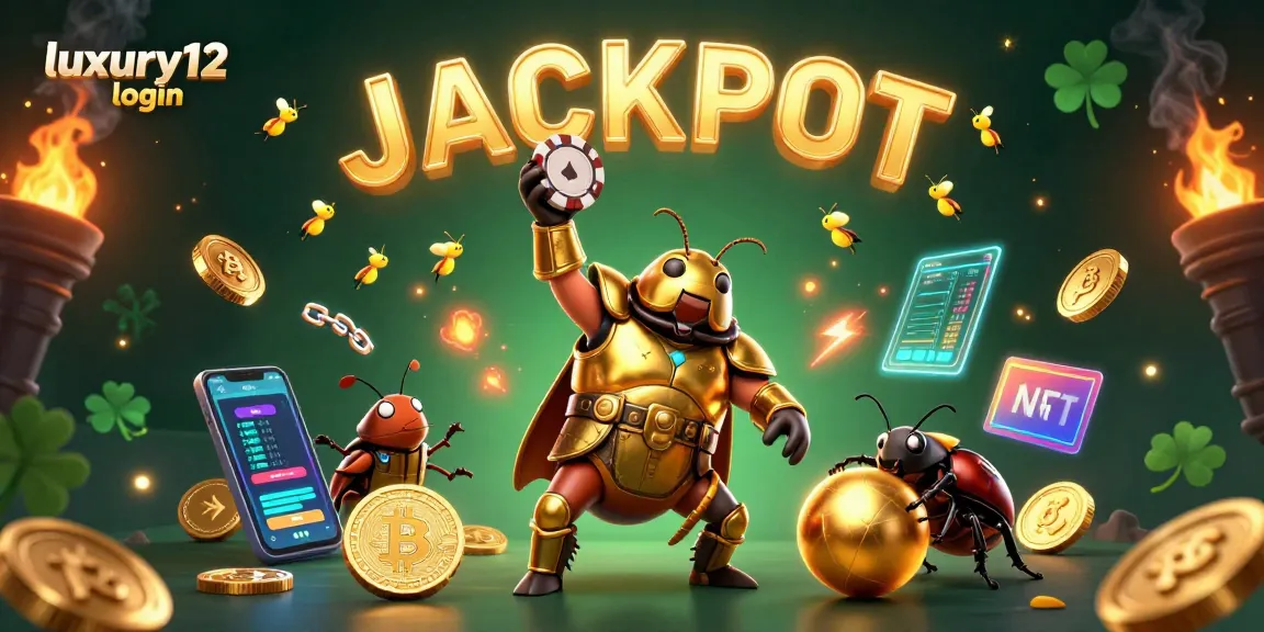 Experience luxury12 login's thrilling action in a unique 3D casino scene packed with vibrant elements.