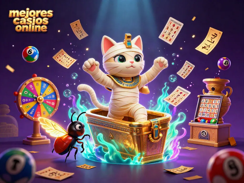 Disfruta en los mejores casinos online con esta ilustración vibrante y emocionante.