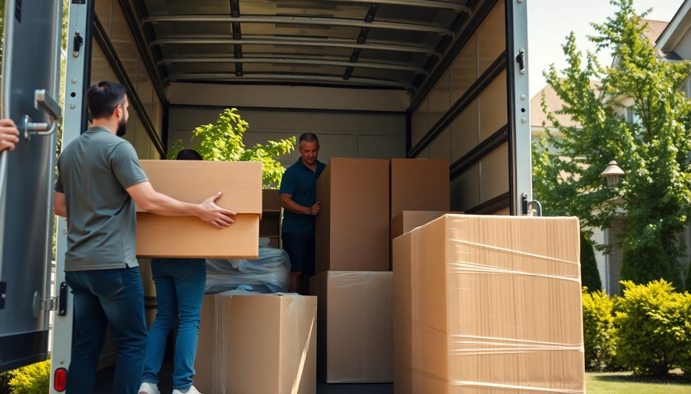 Best movers in Vancouver expertly packing and loading furniture into a truck
