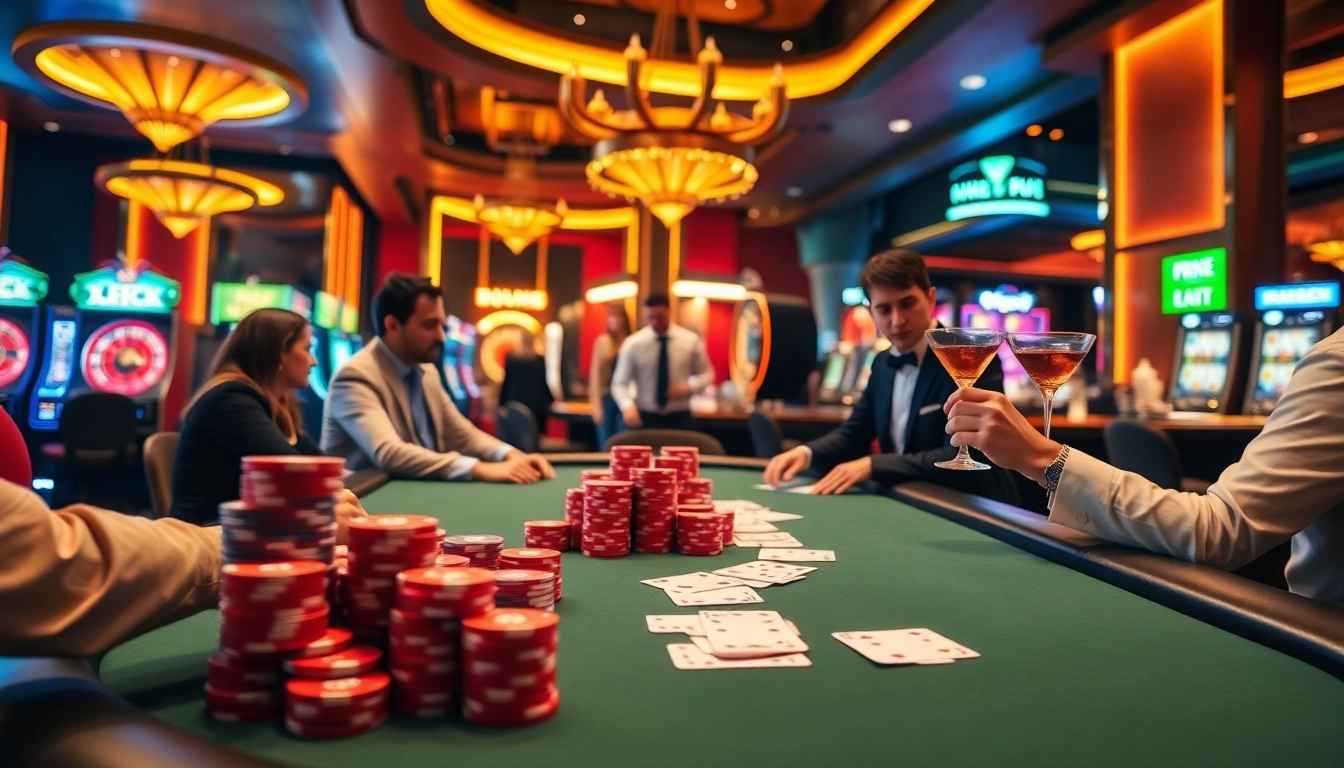 Découvrez l'excitation du casino en ligne fiable avec des jeux de poker vibrants et des décors luxueux.