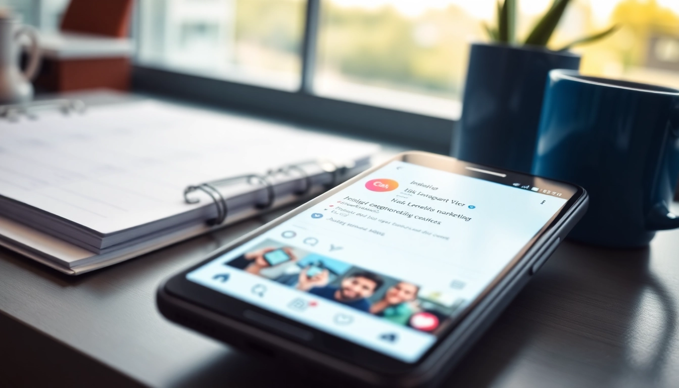 インスタ いいね 購入で魅力的な投稿が表示されるスマートフォンの画面。