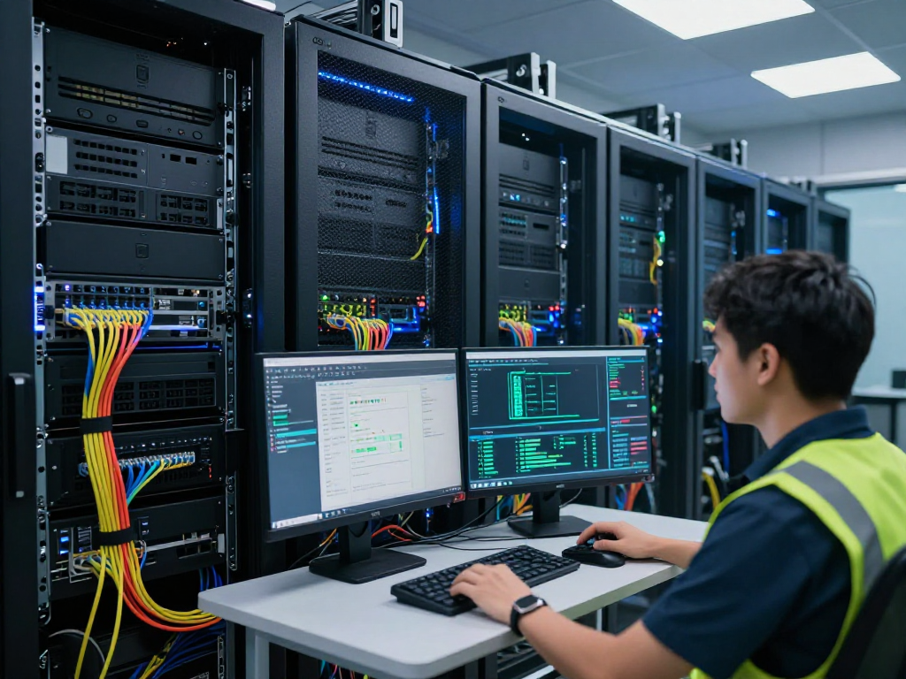 Monitoreo de servidores en un centro de datos para VPS Hosting en México