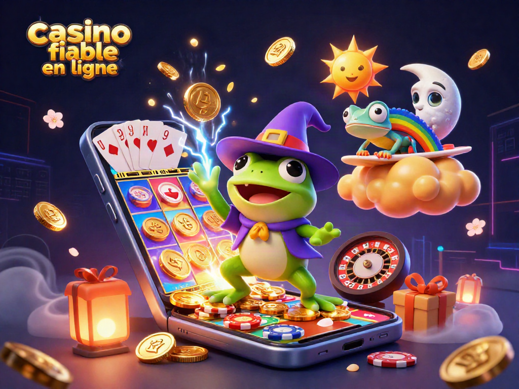 Découvrez les casinos en ligne fiables avec notre illustration immersive du jeu.