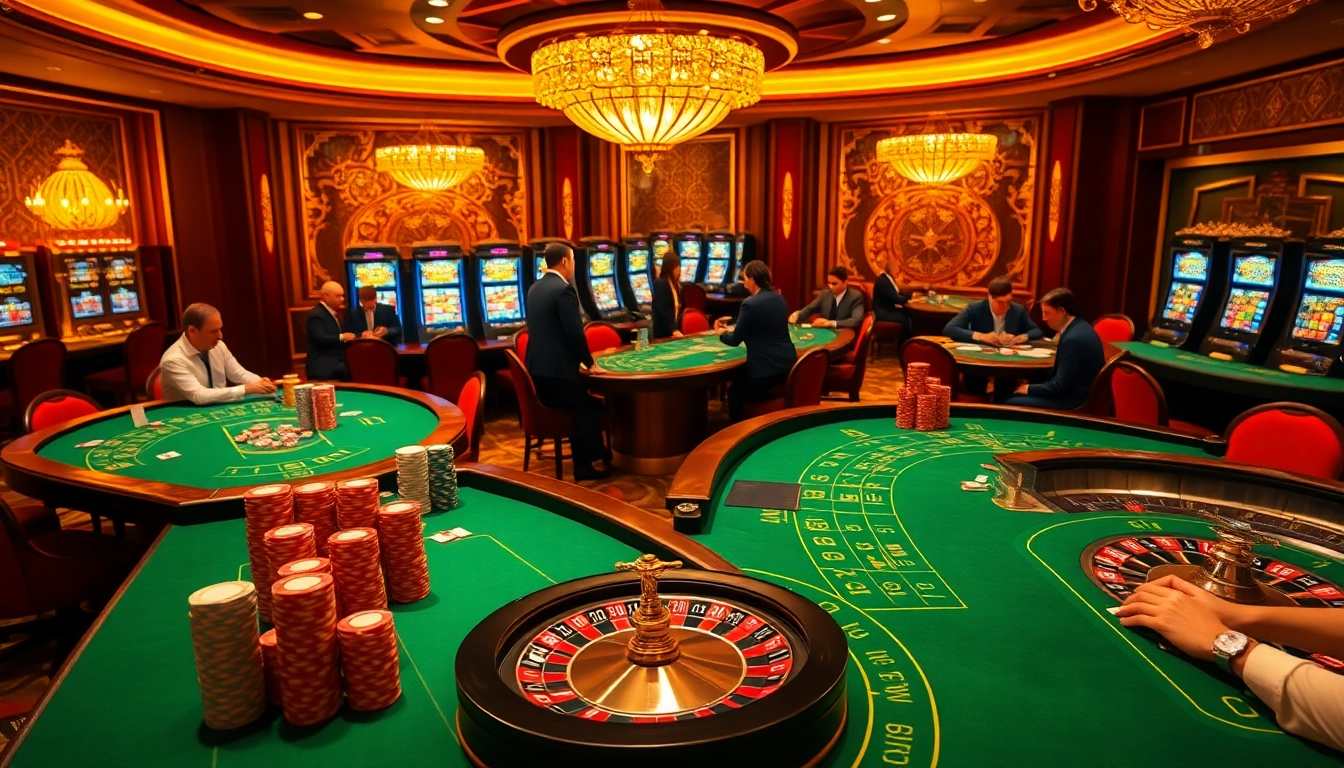 Joueurs engagés vivant l'excitation du casino en ligne France fiable à une table de jeu animée.