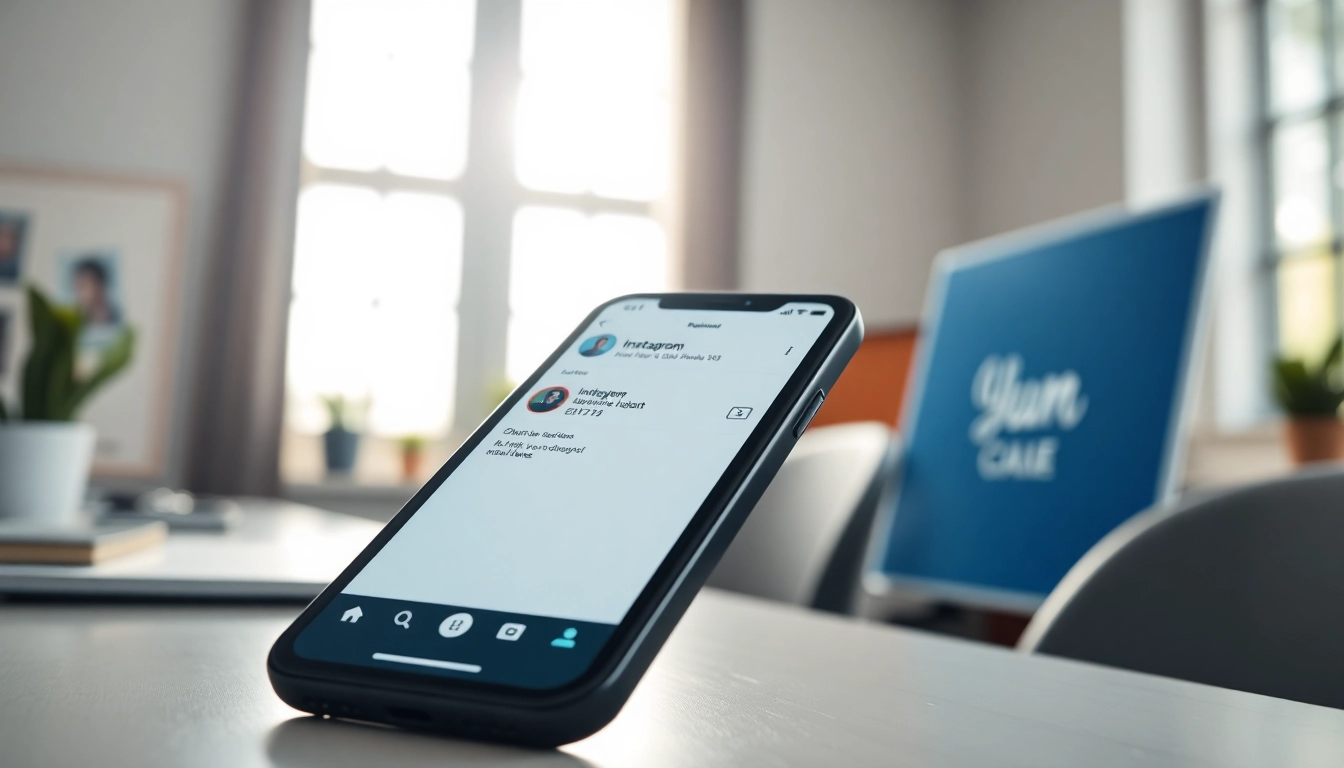 インスタ いいね 購入でのフォロワー増加を促進するスマートフォンの画面
