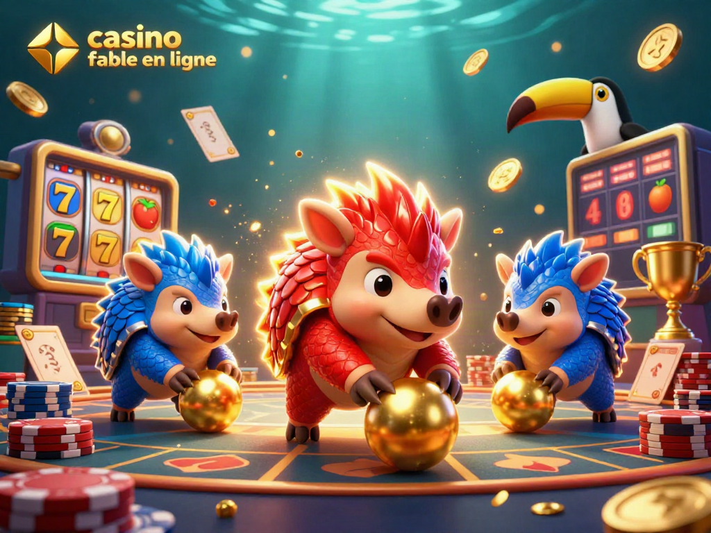 Jouer au casino fiable en ligne avec des pangolins concurrents et des éléments de jeu dynamiques.