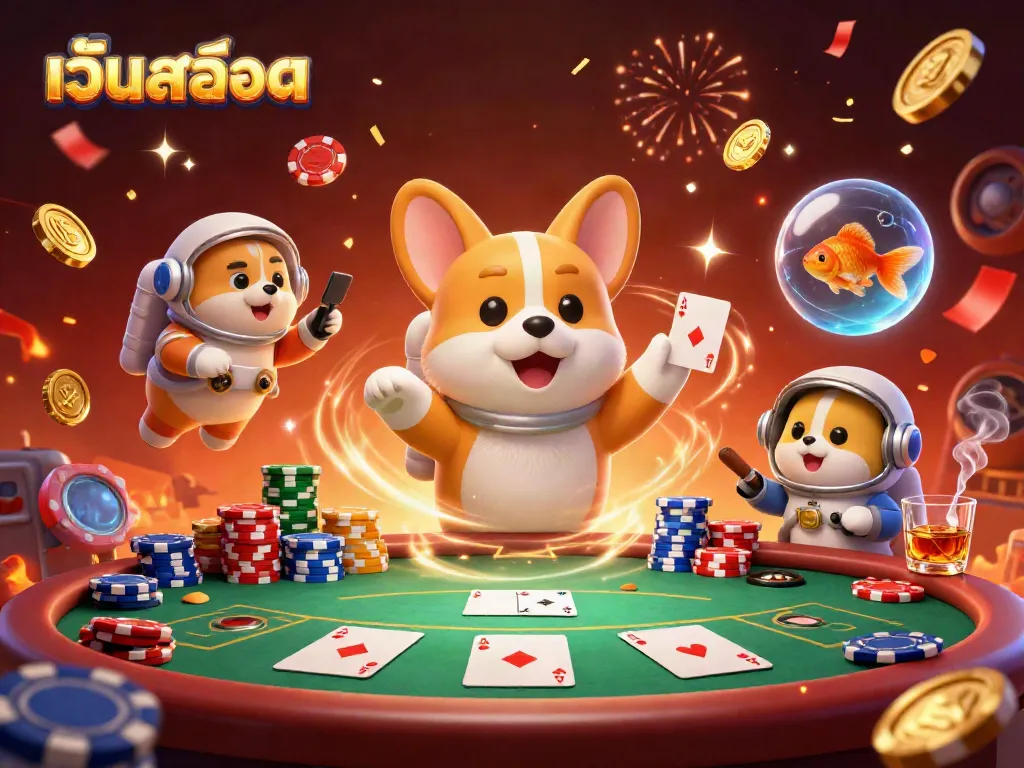 ทุกคนในเว็ปสล็อตกำลังสนุกกับการเล่นเกมสล็อตในคาสิโนอวกาศ
