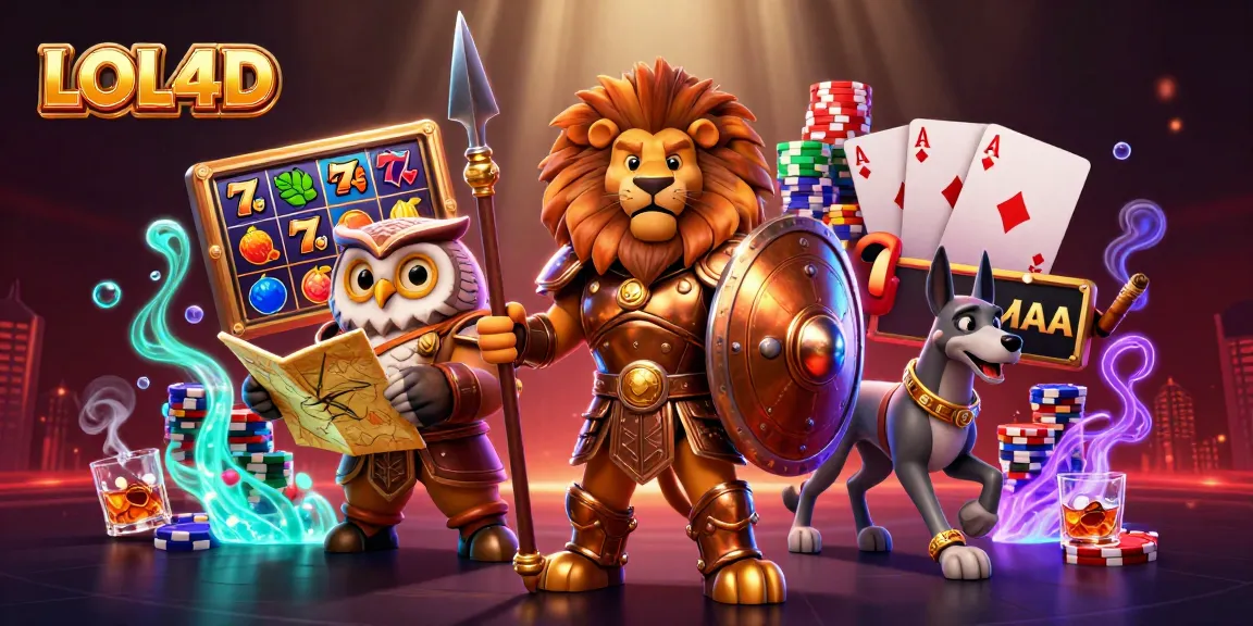 Bermain slot jackpot terbaik di LOL4D dengan karakter slot dan simbol bertuah yang menakjubkan.