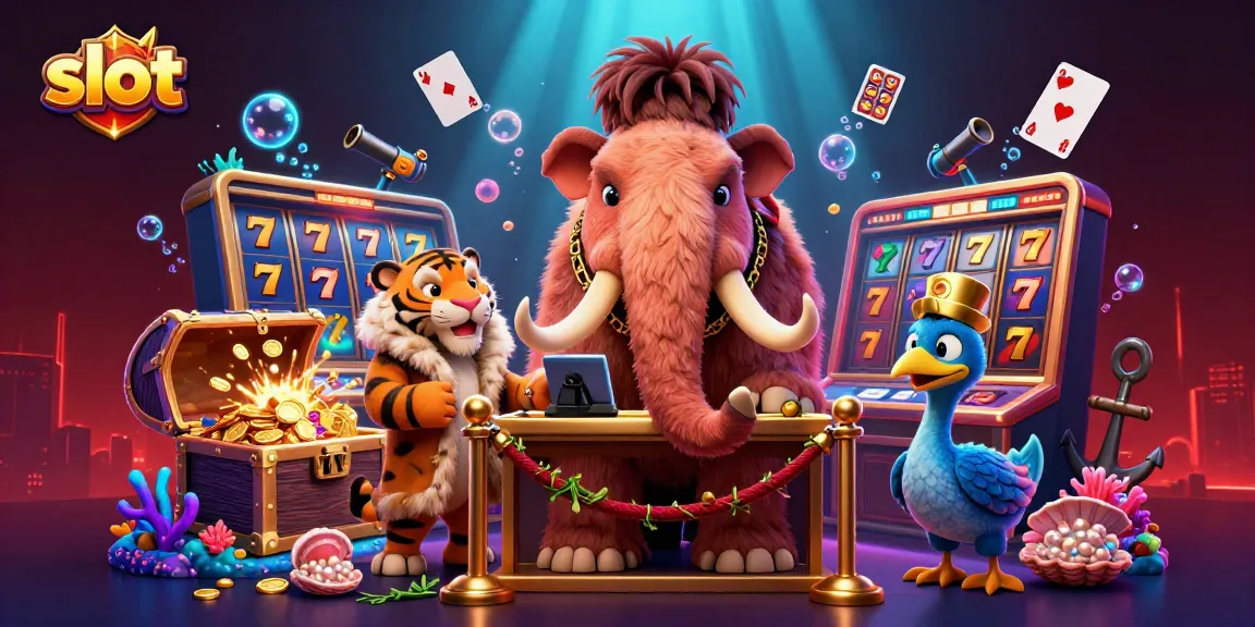Slot yang memukau dengan bouncer mammoth dan tamu VIP saber-tooth di prosesi kasino