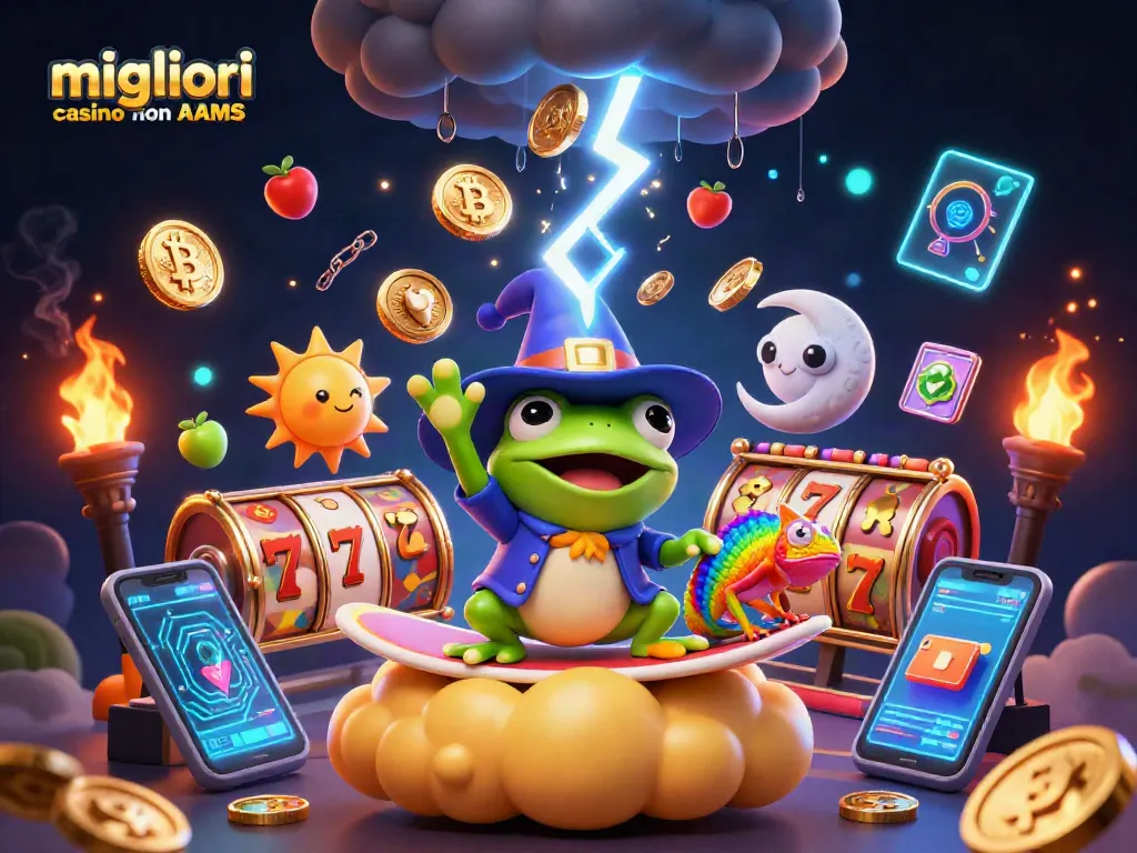 Scopri i migliori casino non AAMS mentre il mago della pioggia scatena monete d'oro e simboli di slot.