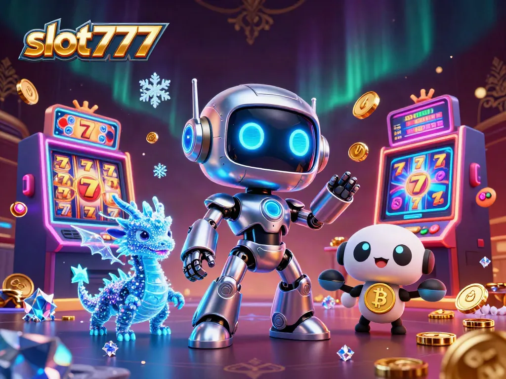 Putar slot777 dengan robot canggih dan elemen permainan kasino yang menarik.
