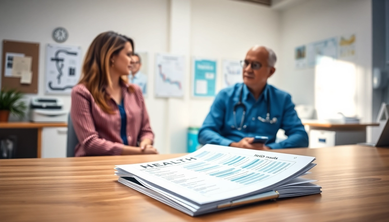 Comprehensive health assessment Sydney with an expert doctor consulting a patient in a modern clinic.