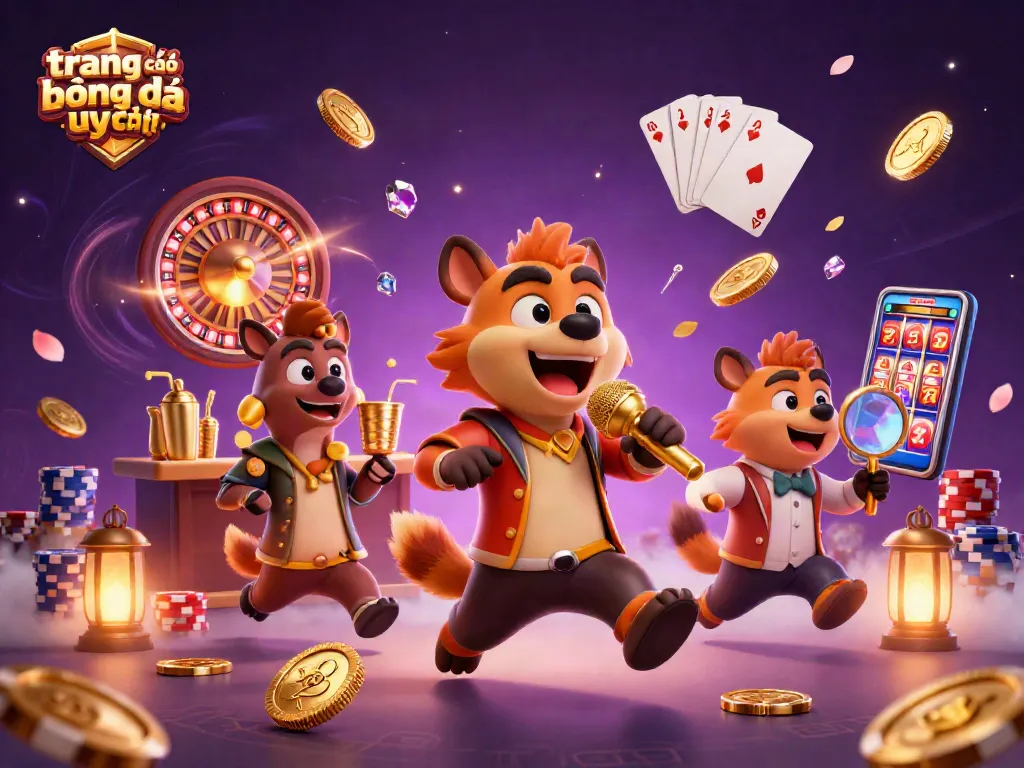 Trang cá độ bóng đá uy tín với các nhân vật hài hước trong casino, tạo khoảnh khắc thú vị và vui vẻ.