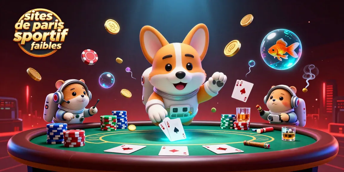 Vivez l'excitation des sites de paris sportif fiables avec des personnages ludiques dans un casino spatial.