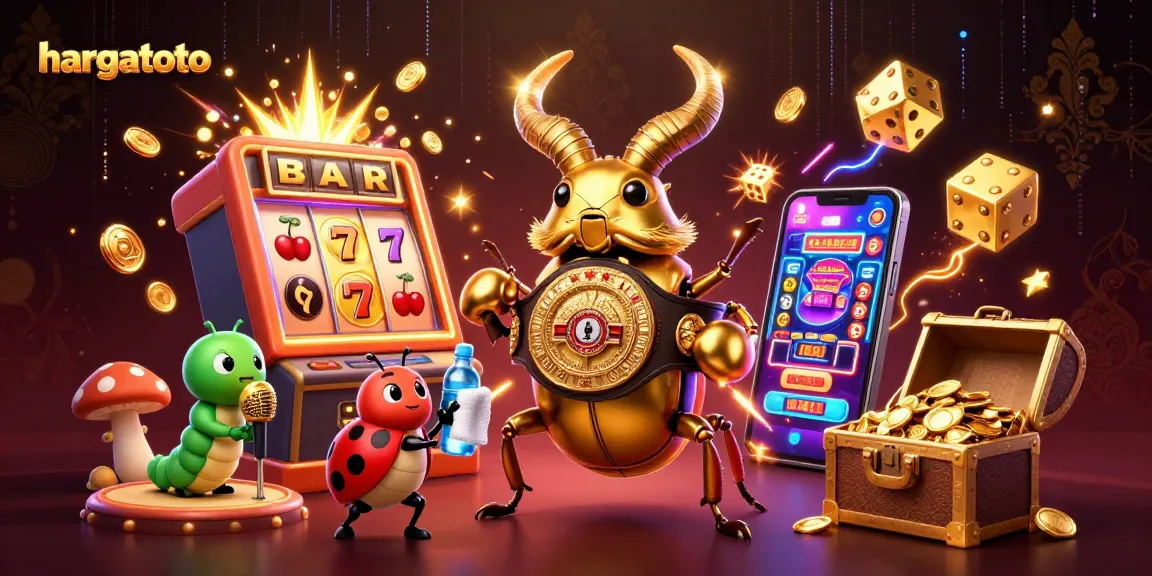 Experience thrilling jackpot action with HARGATOTO's dynamic casino scene, featuring spectacular game elements.