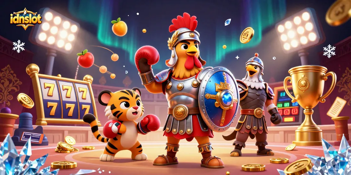Engage with idnslot’s thrilling slot games in an epic showdown arena.