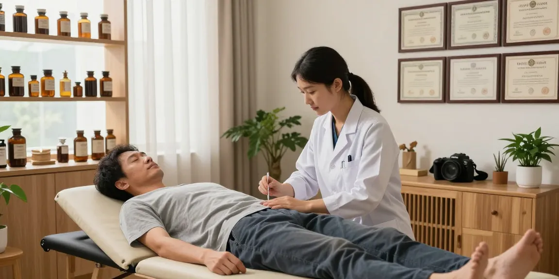 Expert care at 수원교통사고한의원 with acupuncture treatment for traffic accident recovery.