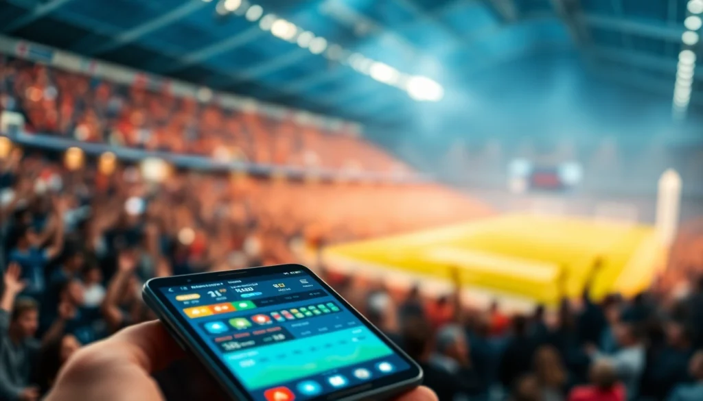 Engaging sports betting app showcasing features from the best online sportsbooks India for seamless user experience.