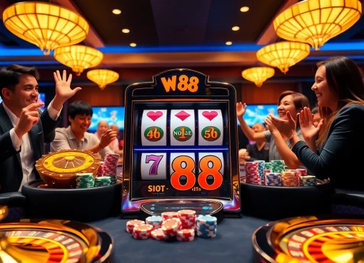Experience the thrill of winning with the W88 link at an exciting casino setting.