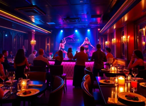 Enjoy an unforgettable dinner sxm experience at Club Noir, showcasing vibrant nightlife, exquisite food, and lively entertainment.
