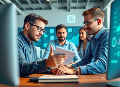 Boost engagement with Instagram smm panel insights and professional analysis in a vibrant workspace.