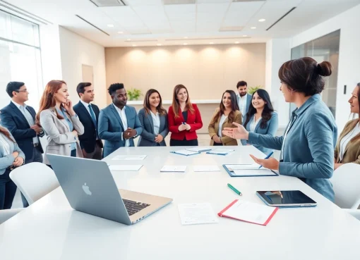 Engage in effective Front desk training near me with a professional workshop setup.