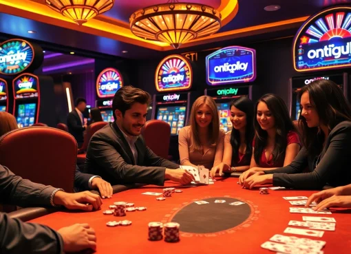 Engage with thrilling blackjack at onicplay's luxurious casino tables.